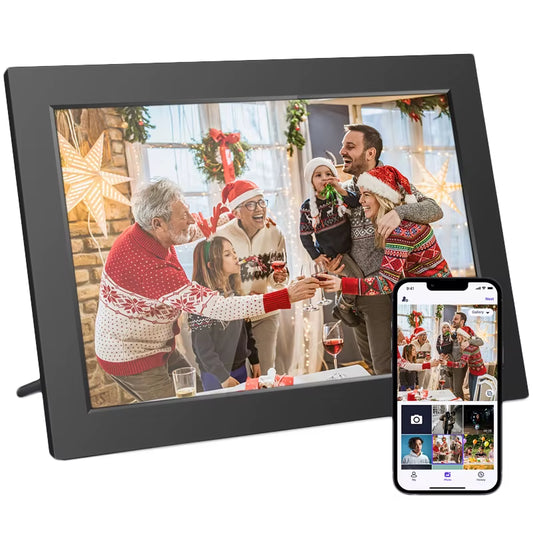 Wifi Digital Photo Frame 10.1 Inch 32GB Smart Digital Picture Frame with 1280X800 IPS HD Touch Screen Digital Frame Gift